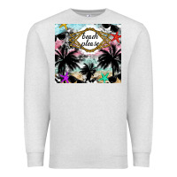 Oatmeal Heather Beach Please Premium Sweatshirt - CowhideDigitalArt