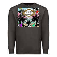 Smoke Beach Please Premium Sweatshirt - CowhideDigitalArt
