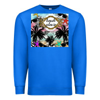 True Royal Beach Please Premium Sweatshirt - CowhideDigitalArt