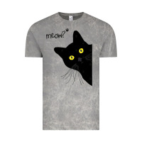 Cloud Rock black cat day halloween black cat meow Vintage Tee - tuanDangUi