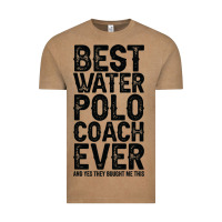 Best Coach Ever And Bought Me This Water Polo Coac Vintage Tee | Teevron