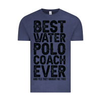 Vintage Denim Best Coach Ever And Bought Me This Water Polo Coac Vintage Tee - tuanDangUi