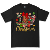 Black christmas joy black woman Premium Tee - MaliasSmallBusiness