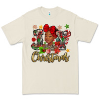 Bone christmas joy black woman Premium Tee - MaliasSmallBusiness
