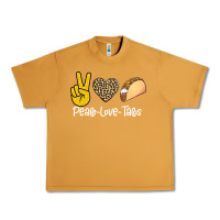 Peanut Butter Peace Love Tacos Urban Heavy Tee - Bettercallsaul