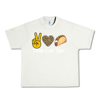 Pistachio Peace Love Tacos Urban Heavy Tee - Bettercallsaul