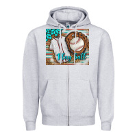 Heather Grey Baseball Play Ball With Leopard Mousepad Zipper Hoodie - BundleAndBundleShop
