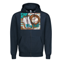 Navy Baseball Play Ball With Leopard Mousepad Zipper Hoodie - BundleAndBundleShop