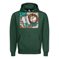 Sports Green Baseball Play Ball With Leopard Mousepad Zipper Hoodie - BundleAndBundleShop