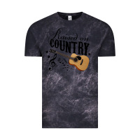 Cloud Black Raised On Country Country Life Country Music Lover Vintage Tee - tuanDangUi