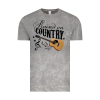 Cloud Rock Raised On Country Country Life Country Music Lover Vintage Tee - tuanDangUi