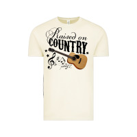 Raised On Country Country Life Country Music Lover Vintage Tee | Teevron