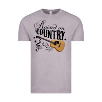 Vintage Zinc Raised On Country Country Life Country Music Lover Vintage Tee - tuanDangUi
