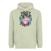 Matcha Happy Easter Heavyweight Hoodie - CowhideDigitalArt