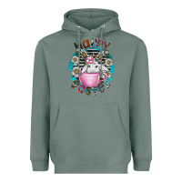Sage Happy Easter Heavyweight Hoodie - CowhideDigitalArt
