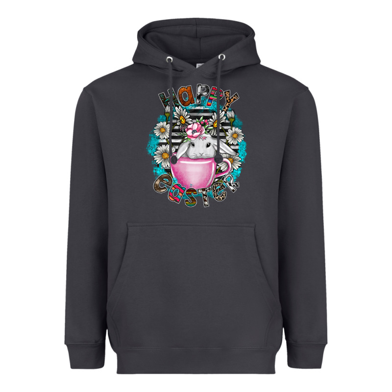 Happy Easter Heavyweight Hoodie by CowhideDigitalArt | Teevron