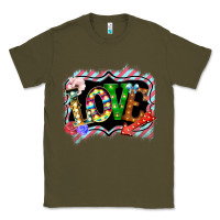 Army Green love frame digital valentines day Classic Tee - Bettercallsaul