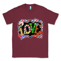 Burgundy love frame digital valentines day Classic Tee - Bettercallsaul