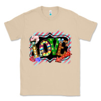 Mushroom love frame digital valentines day Classic Tee - Bettercallsaul
