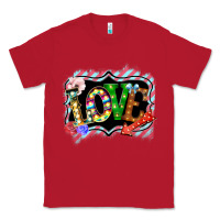Red love frame digital valentines day Classic Tee - Bettercallsaul