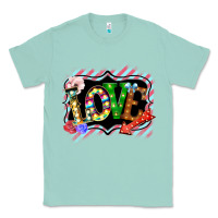 Seafoam love frame digital valentines day Classic Tee - Bettercallsaul