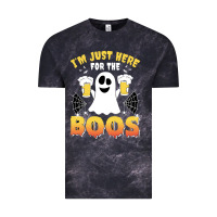 Cloud Black i'm just here for the boos halloween costume gift Vintage Tee - tuanDangUi