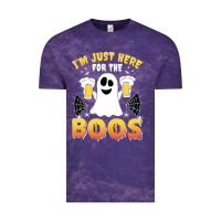 Cloud Purple i'm just here for the boos halloween costume gift Vintage Tee - tuanDangUi