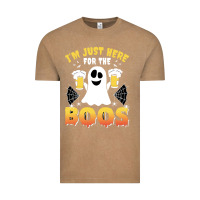 Vintage Coffee i'm just here for the boos halloween costume gift Vintage Tee - tuanDangUi