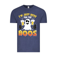 Vintage Denim i'm just here for the boos halloween costume gift Vintage Tee - tuanDangUi
