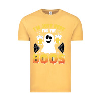 Vintage Mustard i'm just here for the boos halloween costume gift Vintage Tee - tuanDangUi