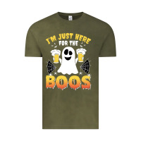 Vintage Olive i'm just here for the boos halloween costume gift Vintage Tee - tuanDangUi
