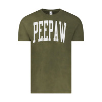 Vintage Olive peepaw grandpa new grandfather fathers Vintage Tee - tuanDangUi