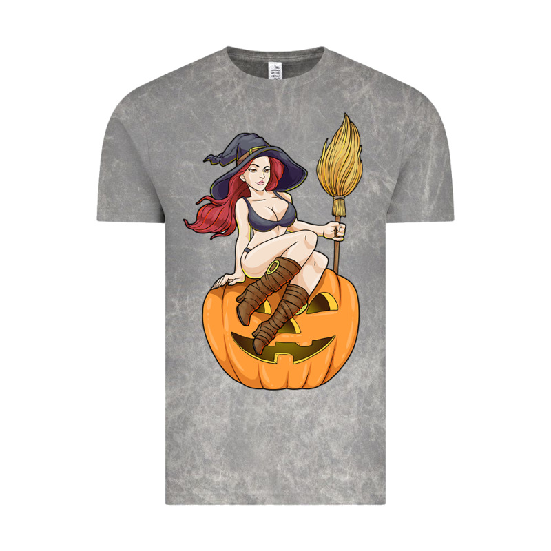 Sexy Witch Halloween Costume Blackcraft Pumpkin Wi Vintage Tee by tuanDangUi | Teevron