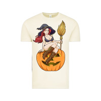 Vintage Arctic sexy witch halloween costume blackcraft pumpkin wi Vintage Tee - tuanDangUi