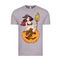 Vintage Zinc sexy witch halloween costume blackcraft pumpkin wi Vintage Tee - tuanDangUi