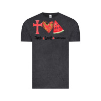 Vintage Black Faith Love Watermelon Vintage Tee - Bettercallsaul