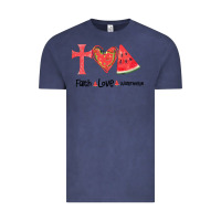 Vintage Denim Faith Love Watermelon Vintage Tee - Bettercallsaul