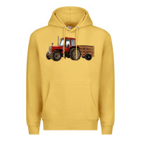Antique Gold farm tractor Premium Hoodie - RanaPortraitStore