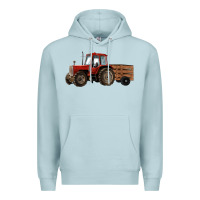 Blue Mist farm tractor Premium Hoodie - RanaPortraitStore