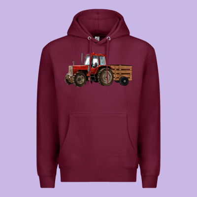 Farm Tractor Premium Hoodie Designed By Ranaportraitstore