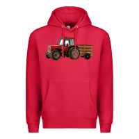 Cardinal farm tractor Premium Hoodie - RanaPortraitStore