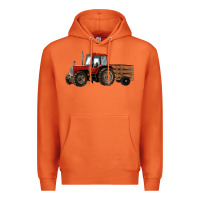 Carrot farm tractor Premium Hoodie - RanaPortraitStore