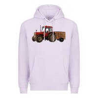 Lilac farm tractor Premium Hoodie - RanaPortraitStore