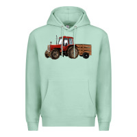 Seafoam farm tractor Premium Hoodie - RanaPortraitStore