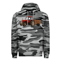 Slate Camo farm tractor Premium Hoodie - RanaPortraitStore