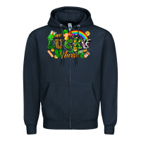 Navy one lucky nurse Zipper Hoodie - FaDigitalArtStudio