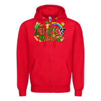 Red one lucky nurse Zipper Hoodie - FaDigitalArtStudio