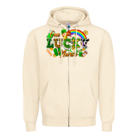 Sandshell one lucky nurse Zipper Hoodie - FaDigitalArtStudio