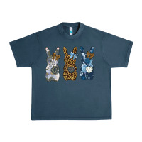 Midnight Navy Easter Bunnies Urban Heavy Tee - Bettercallsaul