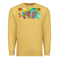 Antique Gold Best Teacher Ever Premium Sweatshirt - CowhideDigitalArt